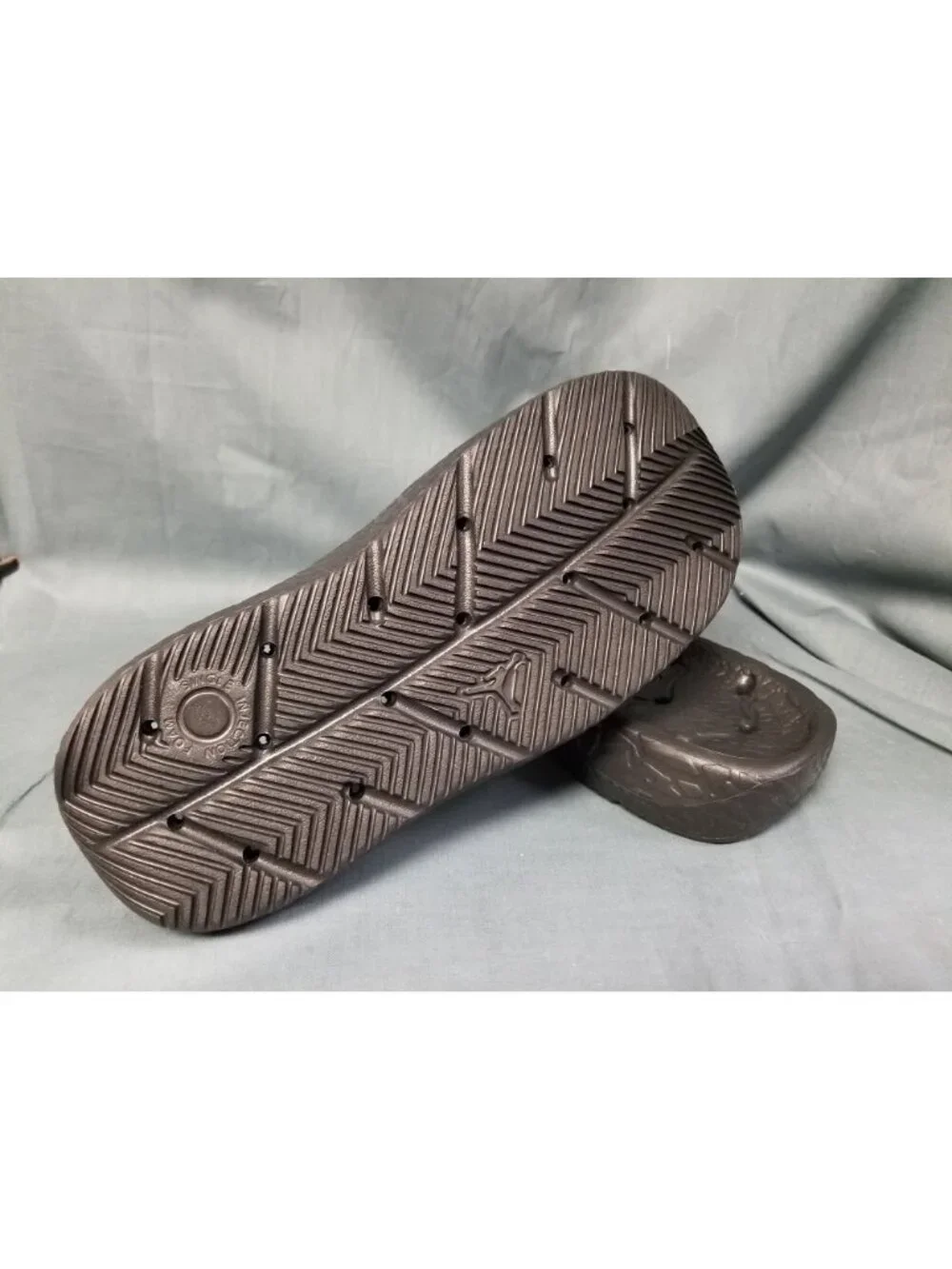 Jordan Franchise Shower Slides Black White HQ2163 001 Mens Size 8 NEW w/TAGS!